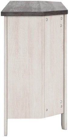 Signature Design by Ashley® Dorrinson Two-Tone Corner TV Stand-3