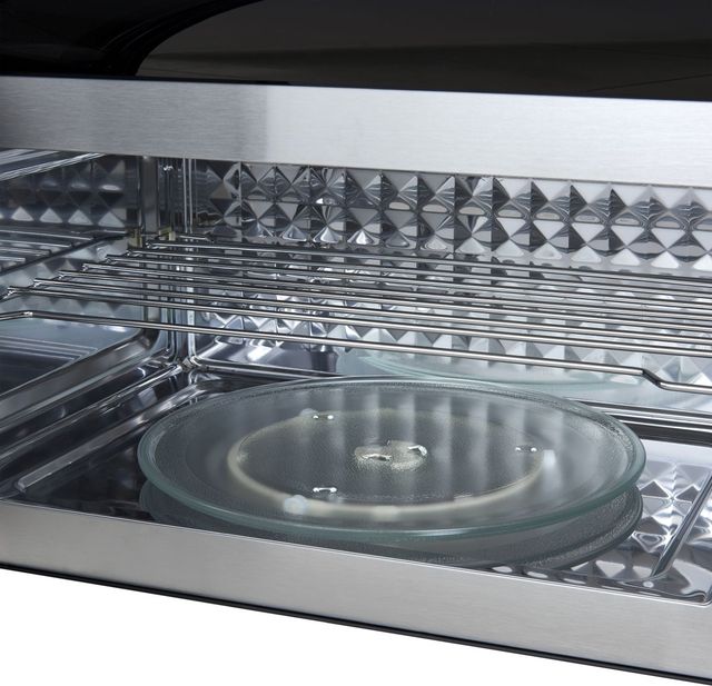 FORNO® Fornace Series Espresso 1.5 Cu. Ft. Fingerprint Resistant Stainless Steel Over The Range Microwave -4