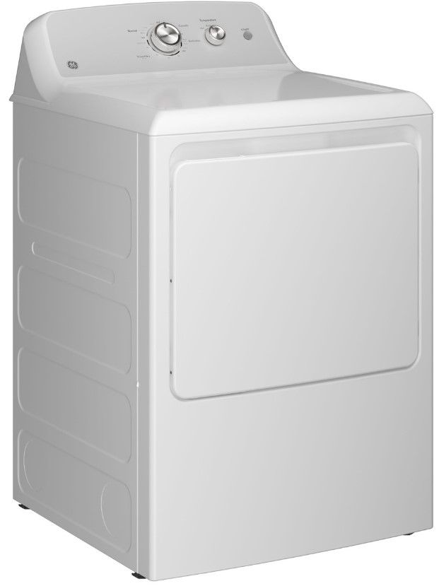 GE® 7.2 Cu. Ft. White Gas Dryer-1