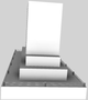 Vent-A-Hood® 60" White Contemporary Island Range Hood-1