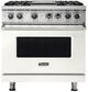 Viking® 5 Series 36'' Pure White Pro Style Dual Fuel Range-0