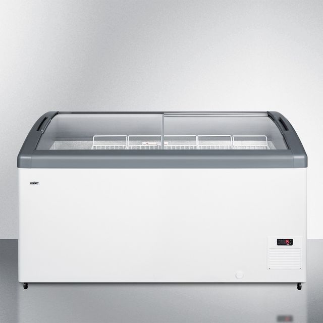 Summit® 60" 14.8 Cu. Ft. White Chest Freezer-2