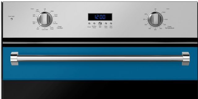 Viking® 3 Series 30" Alluvial Blue Single Electric Wall Oven-1