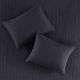Olliix by Madison Park Black Twin/Twin XL Keaton Reversible Coverlet Set-2