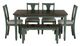 Powell® Willow 6-Piece Beige/Dark Gray/Teal Dining Table Set-5