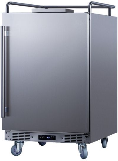 Summit® 5.6 Cu. Ft. Stainless Steel Built In Kegerator -3