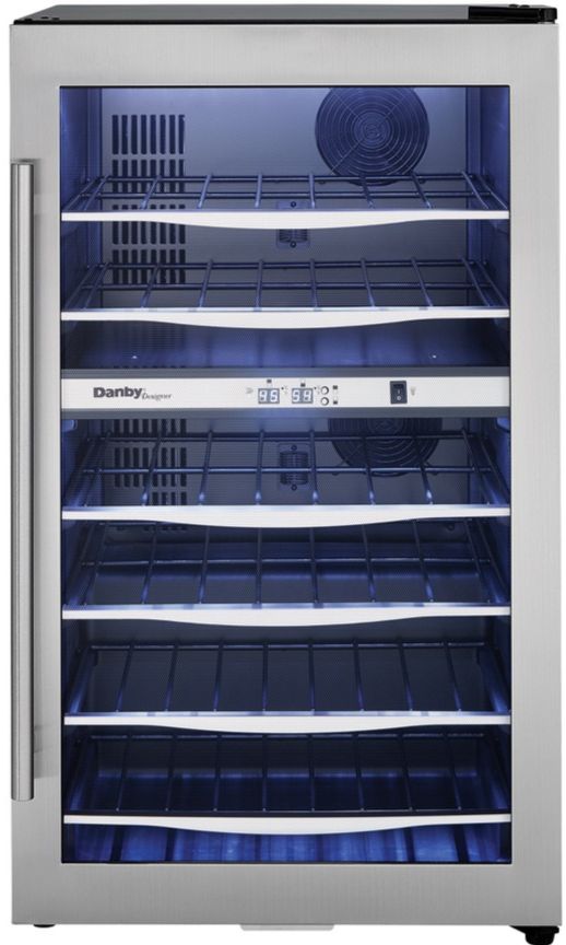 Danby® 20" Black with Stainless Steel Wine Cooler-0