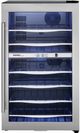 Danby® 20" Black with Stainless Steel Wine Cooler-0