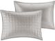 Olliix by Madison Park 8 Piece Grey Full/Queen Heritage Comforter and Coverlet Set Collection-3