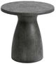 Classic Home Collins Dark Gray 16" Outdoor Concrete Accent Table-0