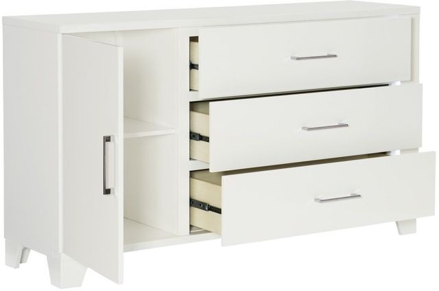 Mazin Furniture Kerren White Dresser-2