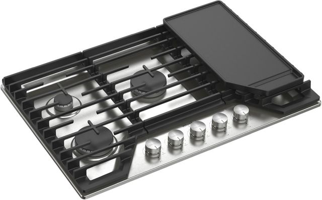Whirlpool® 36" Stainless Steel Gas Cooktop-2