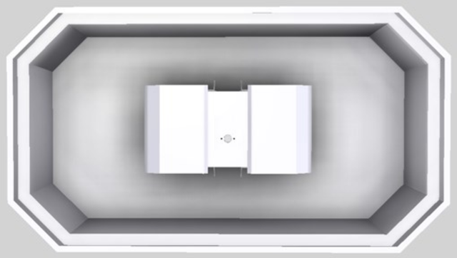 Vent-A-Hood® Designer Series 54" White Island Range Hood-3