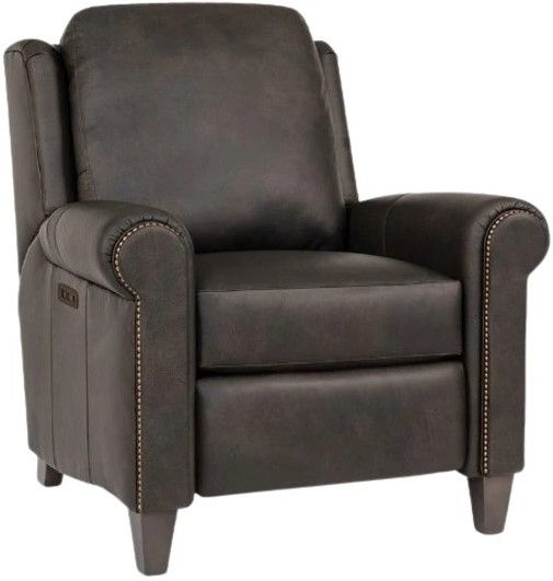 Smith Brothers Customizable 738 Leather Power Reclining Chair-0