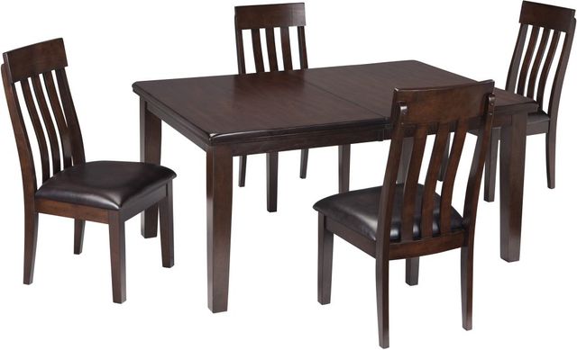 Signature Design by Ashley® Haddigan Dark Brown Dining Extension Table-3