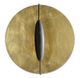 Currey & Company Pinders Contemporary Gold Leaf/Painted Contemporary Gold/French Black Wall Sconce-1