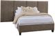 Artisan & Post by Vaughan-Bassett Joinery Brindle Gray/Washed White Oak Queen Upholstered Wall Panel Bed-0