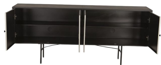 Home Trends & Design Moab Oxidized Black Sideboard-2