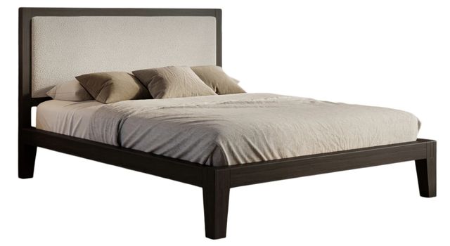 Puffy Capri Espresso California King Bed Frame with Headboard-0