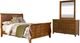 Liberty Furniture Grandpas Cabin 3-Piece Aged Oak California King Sleigh Bedroom Set-0