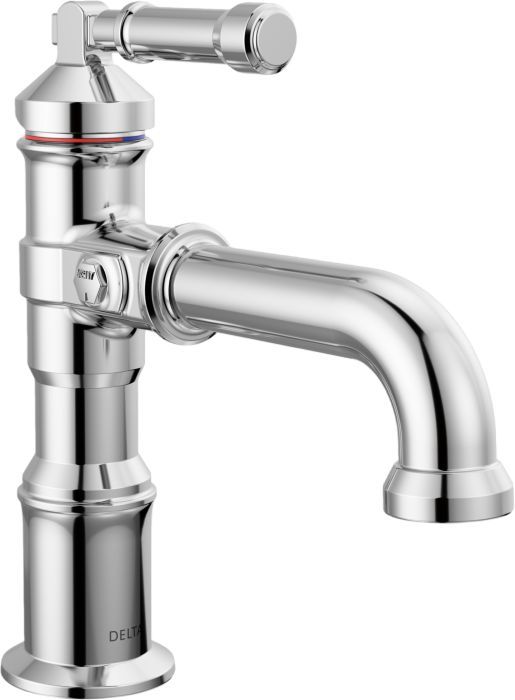 Delta Broderick® Lumicoat® Chrome Single Handle Bathroom Faucet-0