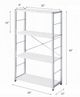 ACME Furniture Tennos Chrome/White Bookshelf-2