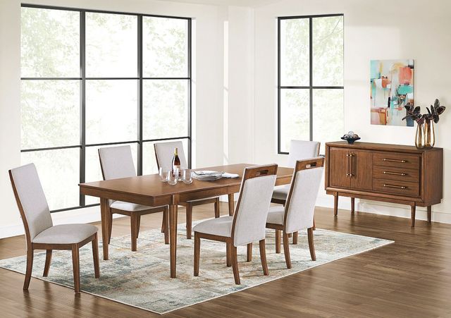 Signature Design by Ashley® Lyncott 5-Piece Beige/Brown Upholstered Dining Set-3