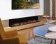 Fireplace Xtrordinair Black 71” Electric Fireplace-1