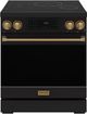 Thor Kitchen® Gordon Ramsay Collection 30" Black Pro Style Induction Range with Tilt Panel Touch Control and Bronze Trim-0