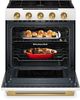 KitchenAid® 30” Porcelain White Slide-In Gas Range with Convection Cooking Modes and 2-in-1 Burner-3
