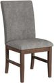 Elements International Santa Barbara Dark Gray/Walnut Dining Chair-0