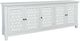 Jofran Inc. Isabella White 86" Mirrored Accent Cabinet-0