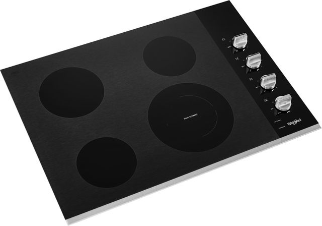 Whirlpool® 30" Stainless Steel Electric Cooktop-1
