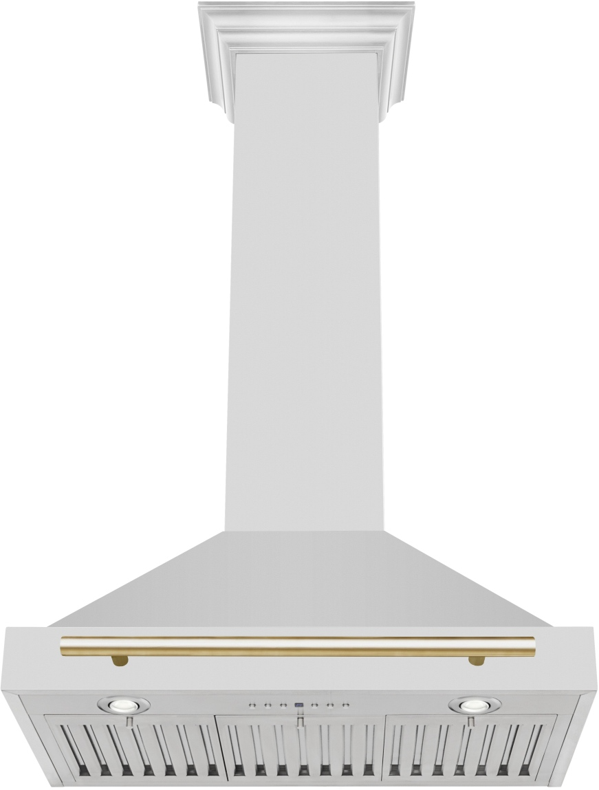 ZLINE 30" Autograph Edition Stainless Steel Wall Mounted Range Hood - Thumbnail 4