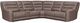 Parker House® Lawson 6-Piece Sydney Brunette Power Reclining L-Shape Sectional-0