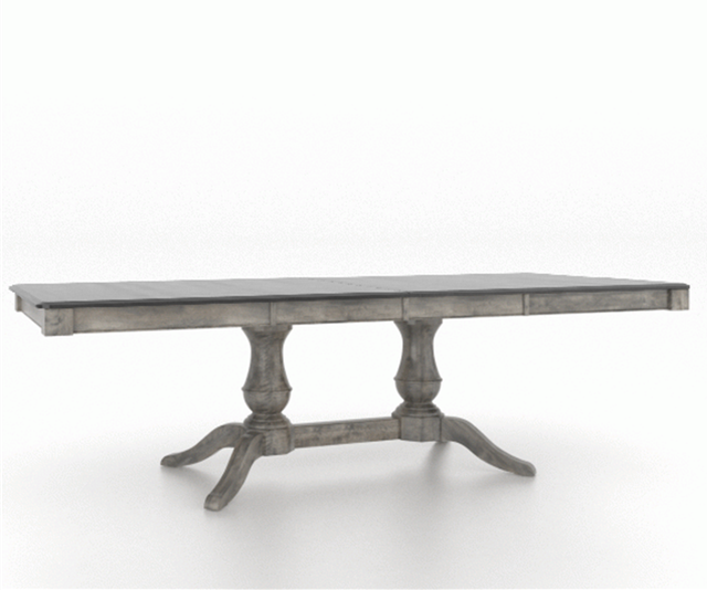 Canadel Customizable Gourmet 102" VS Base Dining Table with Two Removable Leaf's-1