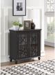 Mazin Furniture Eliza Antique Black Accent Chest-4