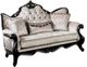 Furniture of America® Acapulco Black/Off-White Loveseat-0