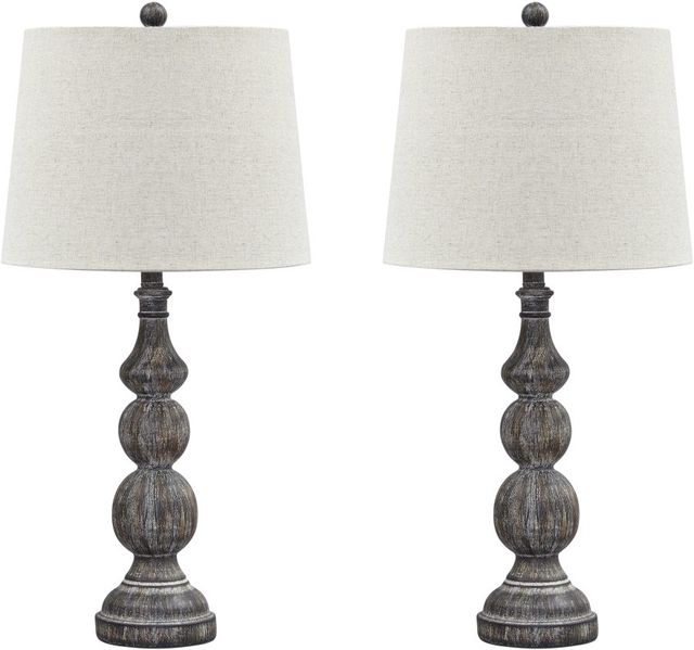 Signature Design by Ashley® Mair 2-Piece Antique Black Table Lamp-0