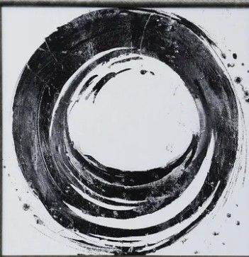 Stylecraft Dann Foley Lifestyle Black Circle II Black Wall Art-1