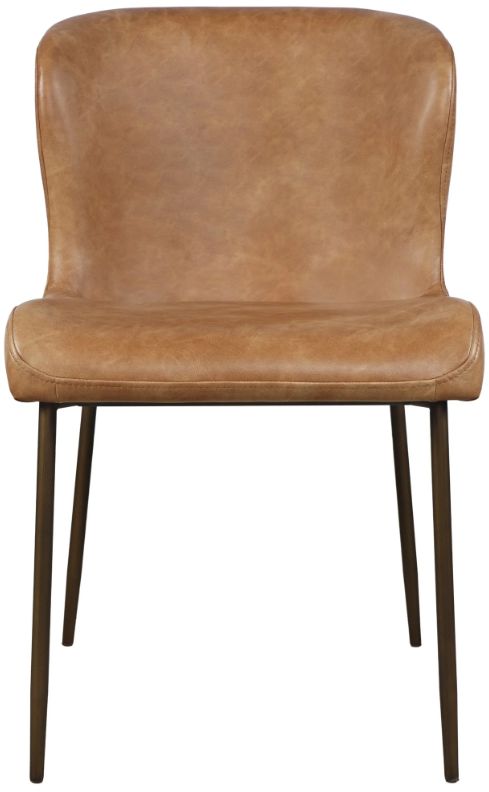Jofran Inc. Easley Cognac Dining Side Chair-2