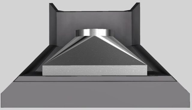 Vent-A-Hood® 54" Gunsmoke Wall Mounted Range Hood-2