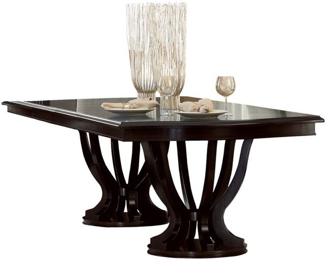 Mazin Furniture Savion Espresso Dining Table-0