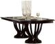 Mazin Furniture Savion Espresso Dining Table-0