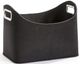 Giftcraft Black Storage Basket with Handles-0