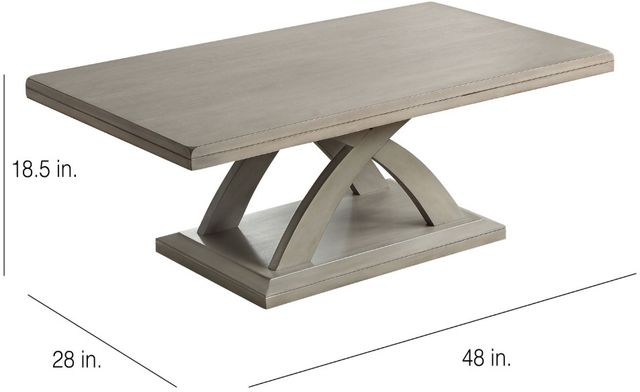 Steve Silver Co. Jocelyn Gray Cocktail Table-2