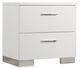 Coaster® Felicity Glossy White Nightstand-0