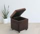 Kwality Imports 2012 Brown Storage Ottoman-2