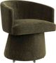 TOV Furniture Kristen Olive Green Rolling Desk Chair-0