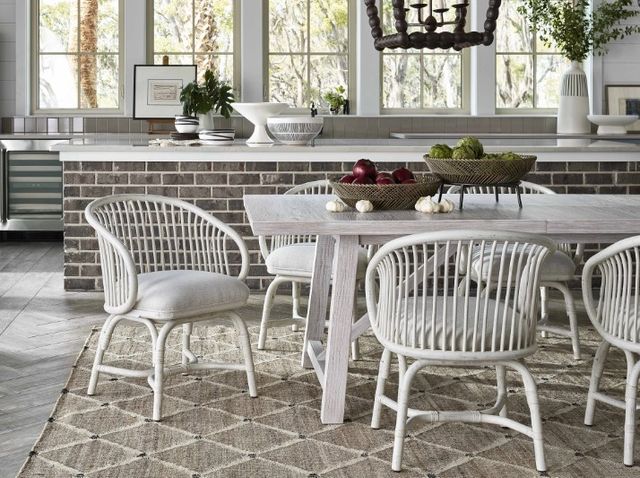 Universal Explore Home™ Getaway Coastal Living Home Aruba Rattan Egret Chair-1